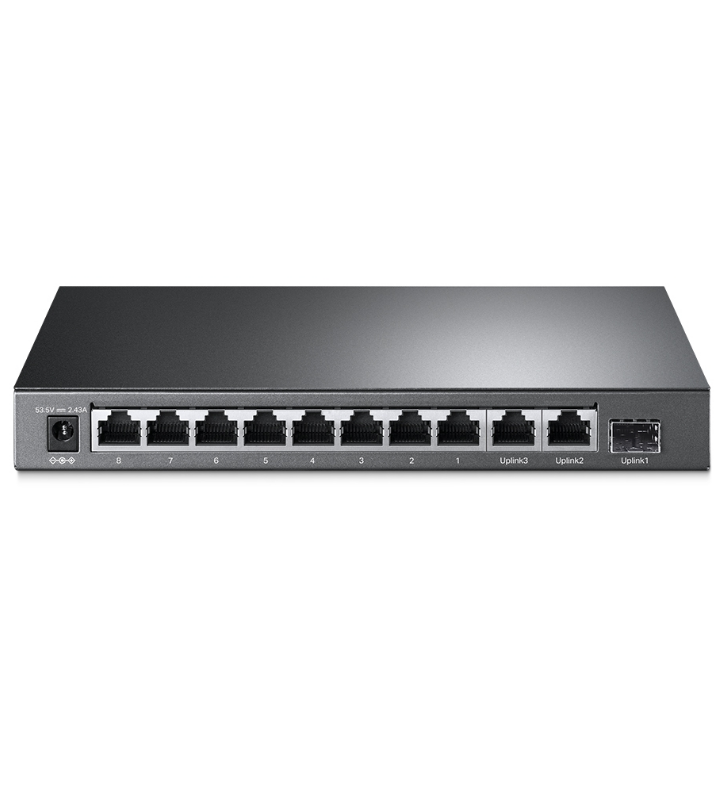 TP-Link TL-SL1311MP switch-uri Fara management Fast Ethernet (10/100) Power over Ethernet (PoE) Suport Negru