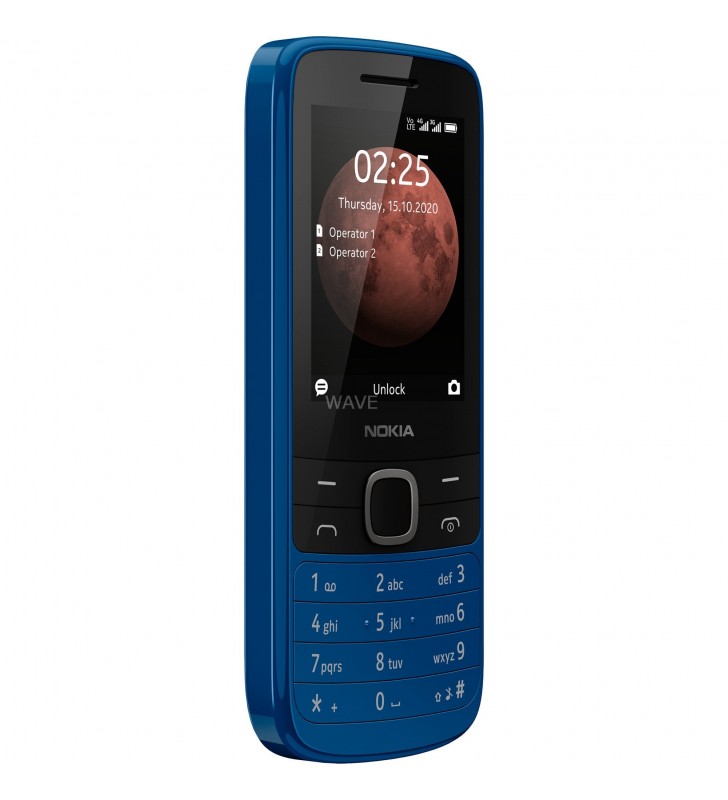 Nokia  225 4G, telefon mobil (Classic Blue, Dual SIM, 64MB)