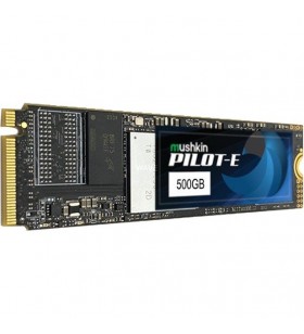 Mushkin  Pilot-E 500GB, SSD (negru, PCIe 3.0 x4, NVMe 1.3, M.2 2280)
