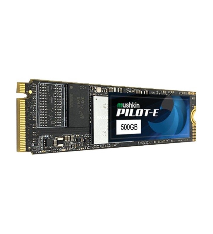 Mushkin  Pilot-E 500GB, SSD (negru, PCIe 3.0 x4, NVMe 1.3, M.2 2280)