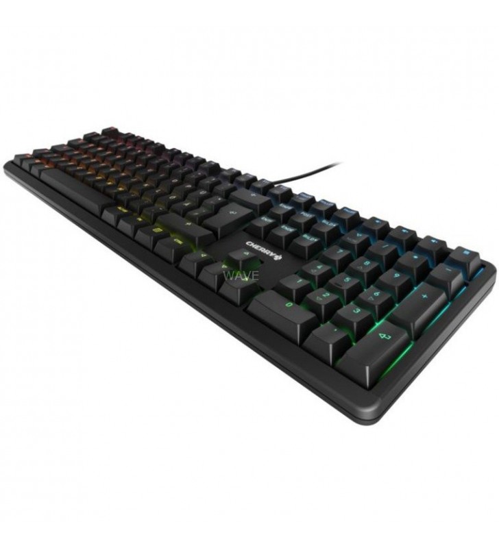 CHERRY  G80-3000N RGB, tastatură (negru, aspect DE, Cherry MX Clear)