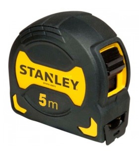 Mâner cu bandă de măsurare Stanley , 5 metri (negru/galben, 28 mm)