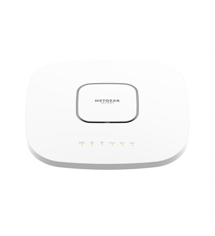 NETGEAR AXE7800 Tri-Band WiFi 6E Access Point 7800 Mbit/s Alb Power over Ethernet (PoE) Suport