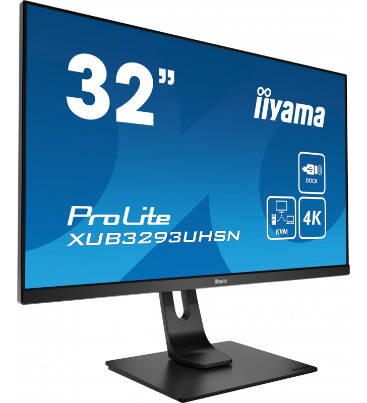 iiyama ProLite XUB3293UHSN-B1 monitoare LCD 80 cm (31.5") 3840 x 2160 Pixel 4K Ultra HD LED Gri