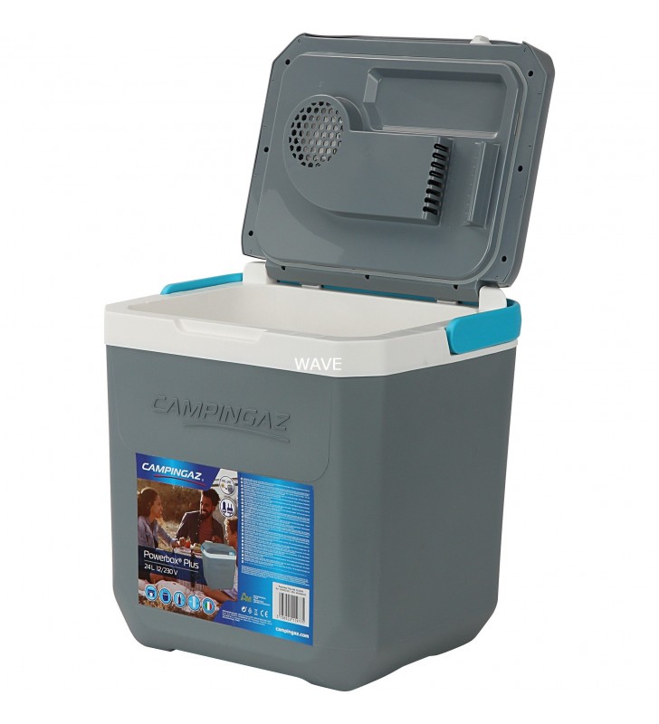 Campingaz  Powerbox Plus 12/230V 24L, frigider (gri deschis/alb)
