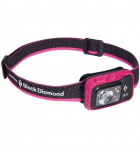 Lampă frontală Black Diamond  Spot 400, lumină LED (roz)