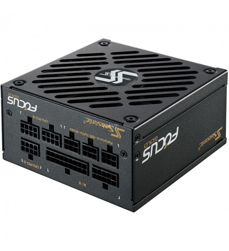 Seasonic  FOCUS SGX 650W, sursa PC (negru, 4x PCIe, management cablu, 650 wați)