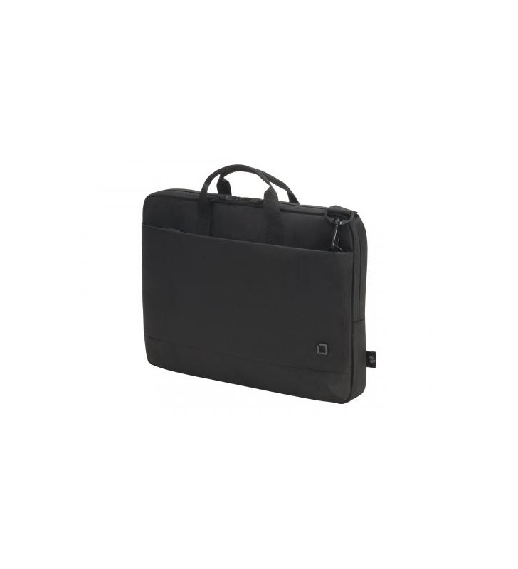 Dicota Eco Slim Case MOTION Carrying Case for 32.8 cm (12.9") to 39.6 cm (15.6") Notebook, Tablet, Smartphone - Black - Water Resistant - 600D Polyester Body - Handle, Shoulder Strap - 290.1 mm Height x 404.9 mm Width x 45 mm Depth