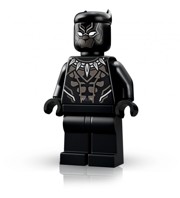 Jucărie de construcție mecanică LEGO  76204 Marvel Super Heroes Black Panther (Figură de colecție, jucărie super-erou pentru copii cu vârsta peste 7 ani cu minifigură, figurină de acțiune Avengers)