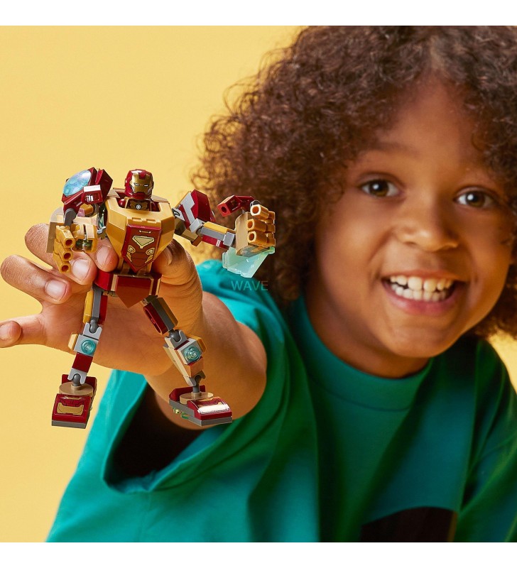 Jucărie de construcție mecanică LEGO  76203 Marvel Super Heroes Iron Man (Figura de colecție, Jucărie cu supererou pentru copii cu vârsta peste 7 ani, Figurină de acțiune Avengers)