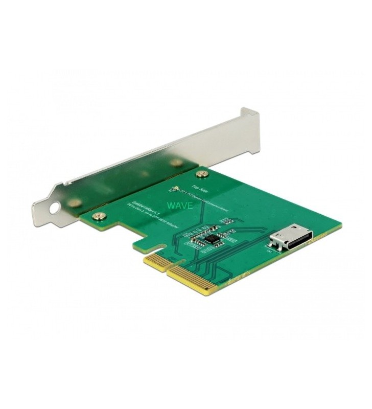 Placă DeLOCK  PCI Express x4 la 1 x OCuLink intern SFF-8612, adaptor