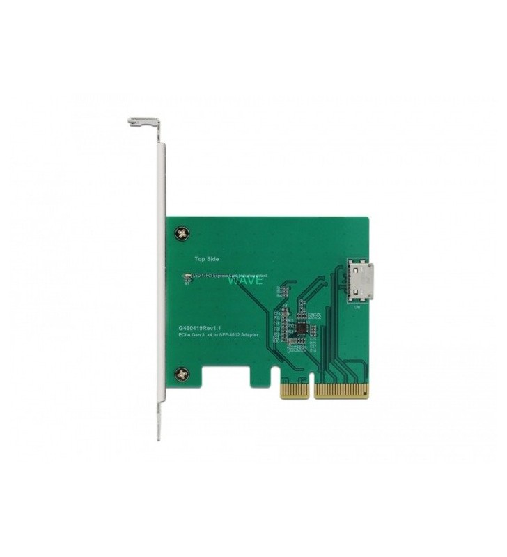 Placă DeLOCK  PCI Express x4 la 1 x OCuLink intern SFF-8612, adaptor