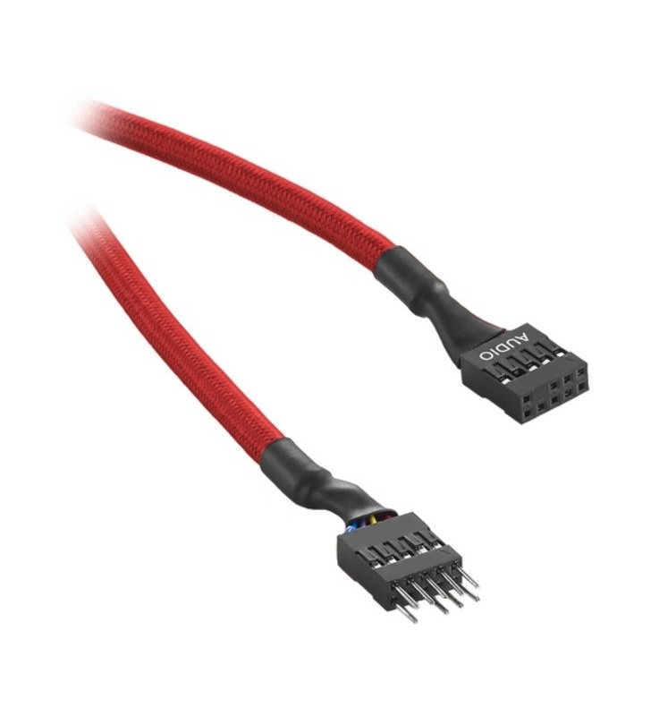 Cablemod  ModFlex Audio Extension, cablu prelungitor (rosu, 30 cm)