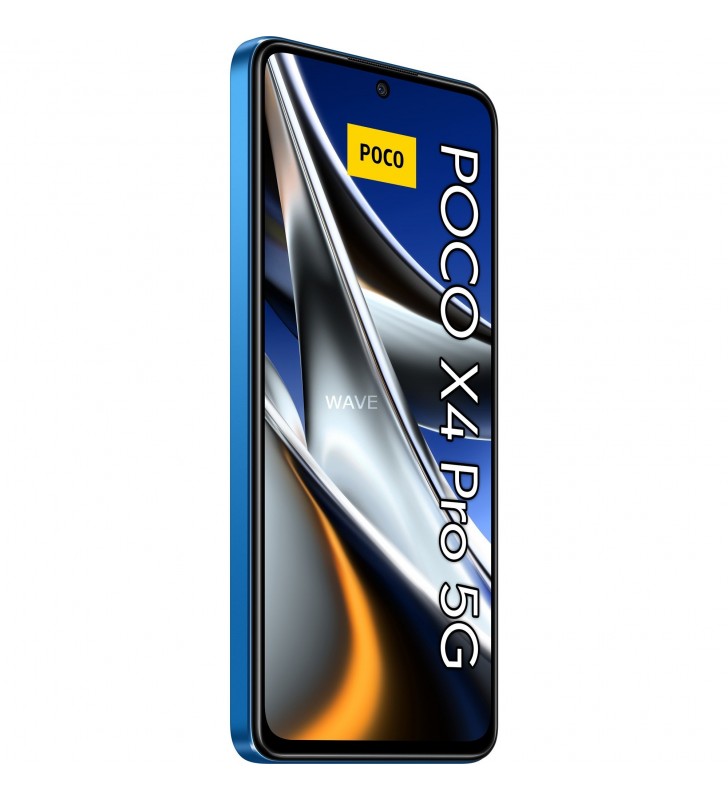 Xiaomi  Poco X4 Pro 256GB, telefon mobil (Laser Blue, Dual SIM, Android 11, 8GB DDR4X)