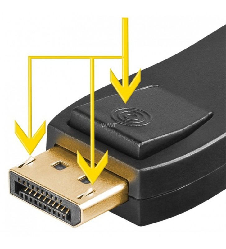 Adaptor goobay  DisplayPort - HDMI (negru, vrac)