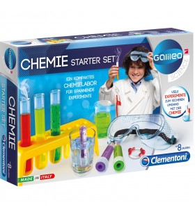 Set de start pentru chimie Clementoni  , cutie pentru experimente