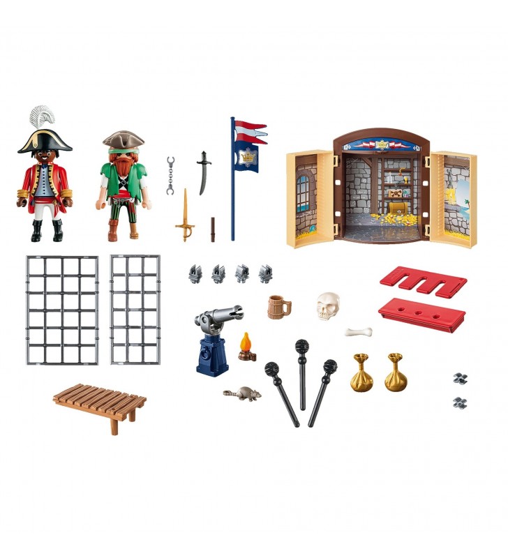 PLAYMOBIL  70506 Cutie de joc „Pirate Adventure”, jucărie de construcție
