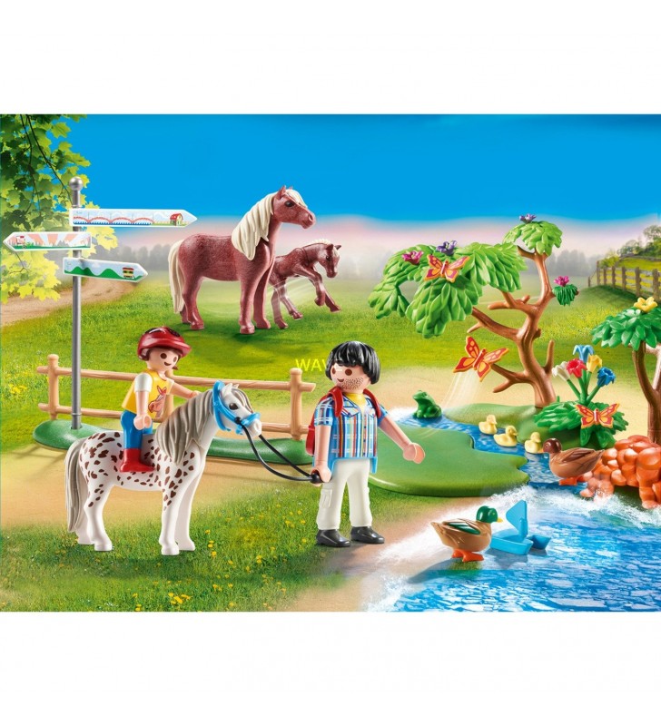 PLAYMOBIL  70512 Ieșire fericită cu ponei, jucărie de construcție