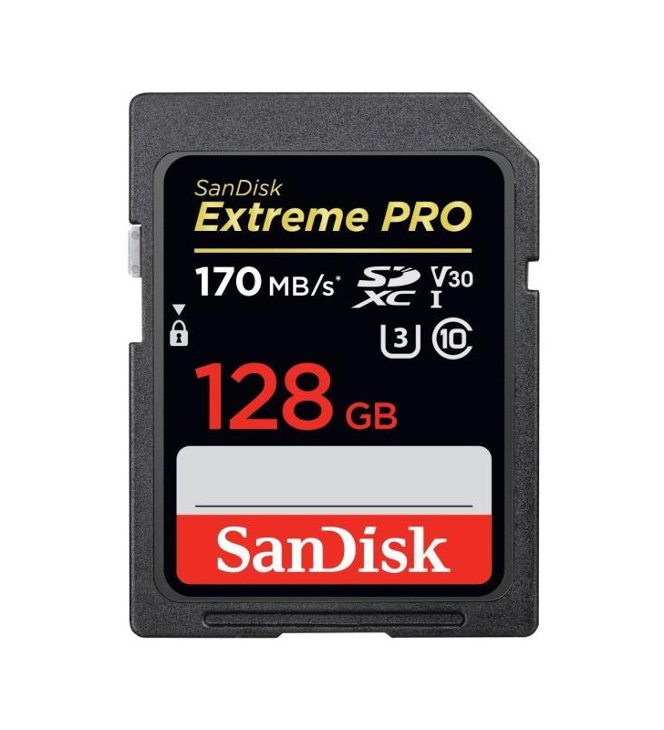 EXTREME PRO 128GB SDXC MEMORY/CARD 200MB/S 90MB/S UHS-I CL. 10