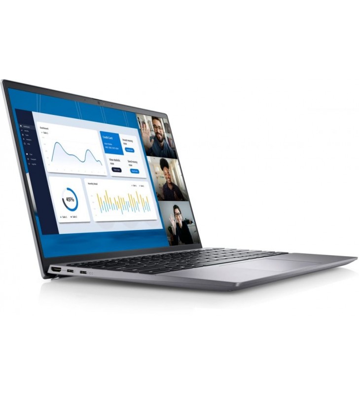 Laptop DeLL Vostro 5320, i5-1240P, 13.3 inch, RAM 16GB, SSD 512GB, Intel Iris Xe, Windows 11 Pro, Titan Grey