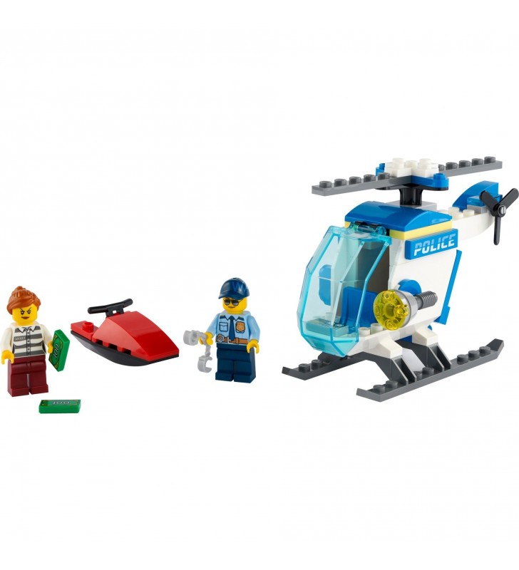 Jucărie de construcție cu elicopter de poliție LEGO  60275 City