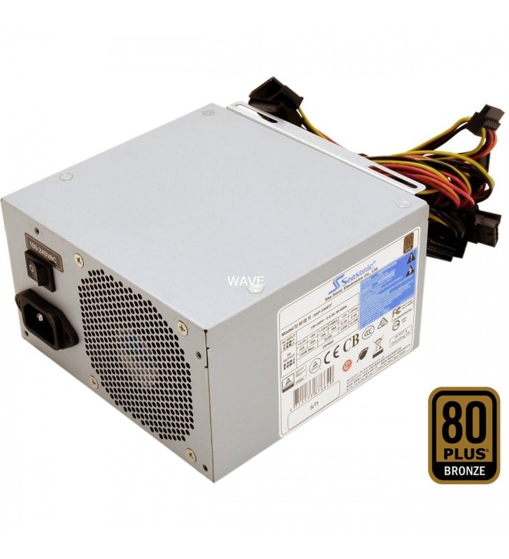 Seasonic  SSP-600ES2 Bulk 600W, sursa de alimentare PC (gri, 600 wați)