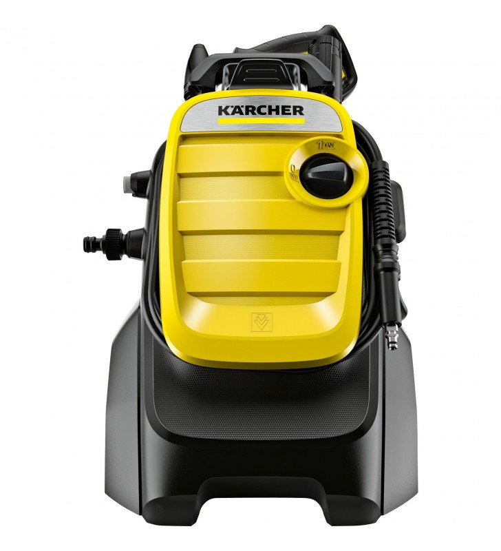 Mașină de curățat cu înaltă presiune Karcher K 5 Compact Home (galben/negru, cu agent de curățare a suprafețelor T 5)