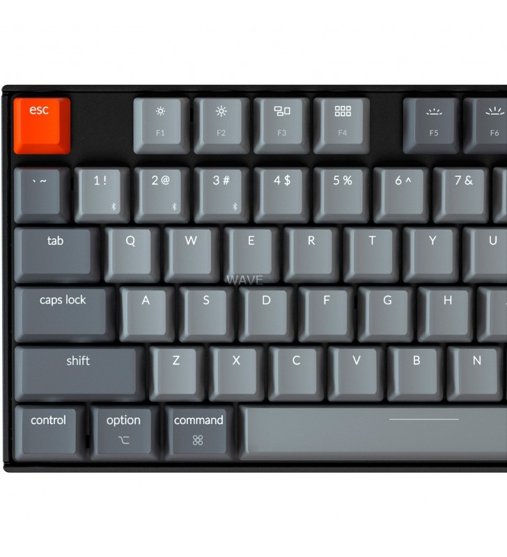 Keychron  K8, tastatură pentru jocuri (negru/gri, aspect DE, Gateron Brown)