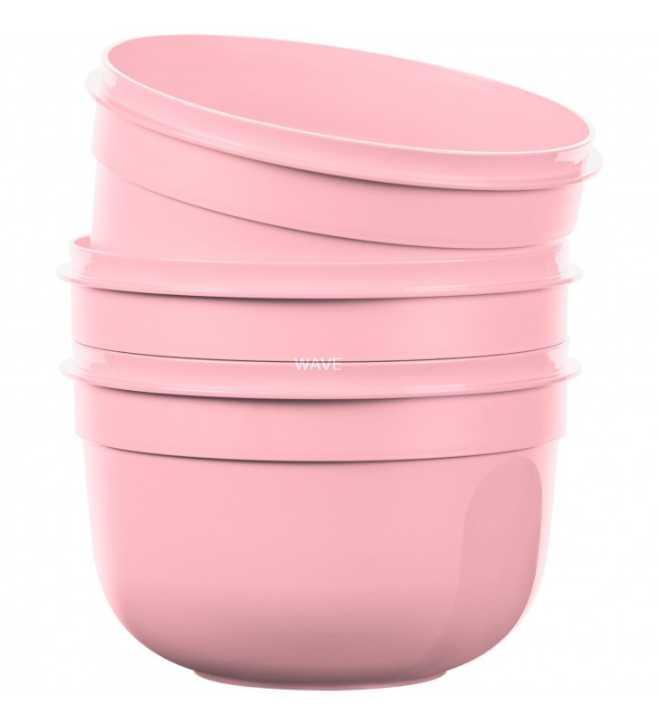 Recipient pentru depozitare alimente Emsa SUPERLINE 0,6 litri (roz, rotund / înalt, cu capac)
