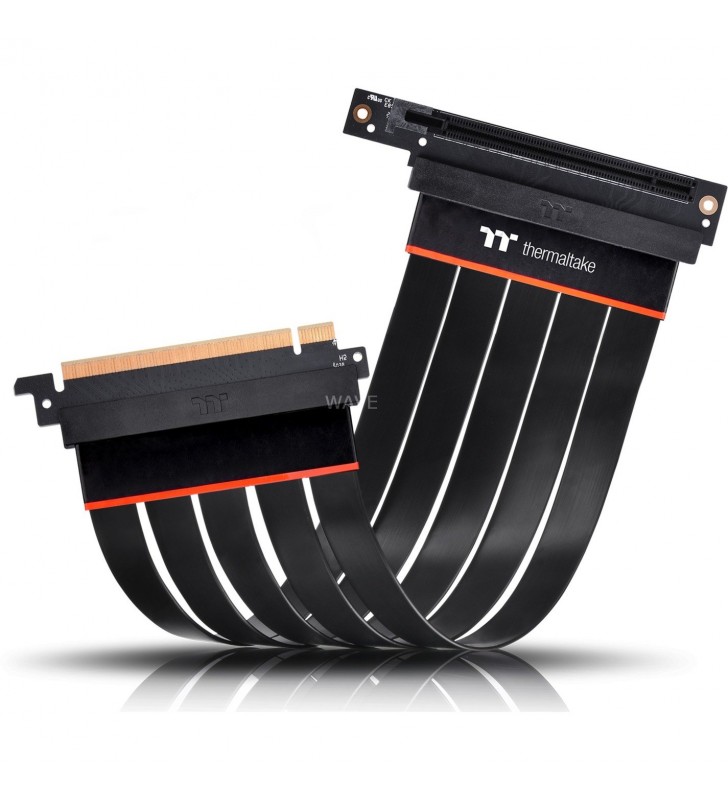Cablu prelungitor Thermaltake  TT Premium PCI-E 4.0 Cablu prelungitor (negru, 20 cm, înclinat)