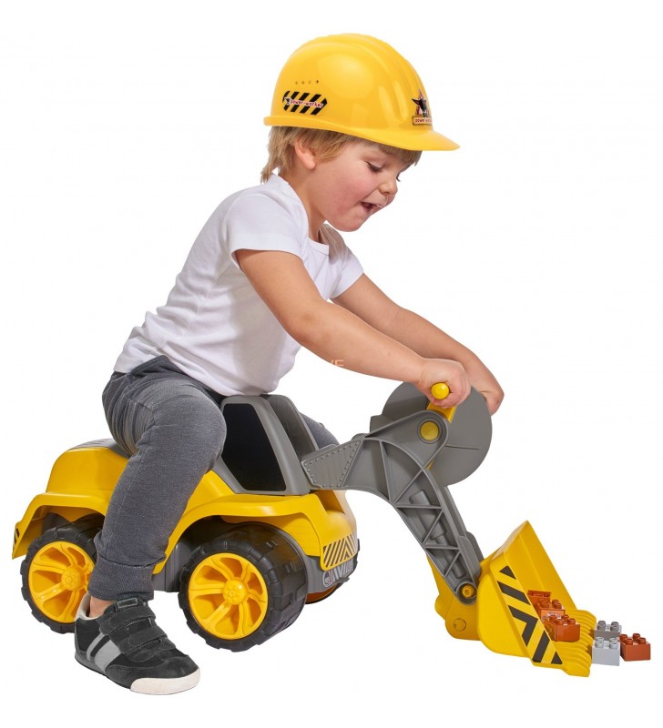 BIG  Power-Worker Maxi-Loader, vehicul pentru copii (galben gri)