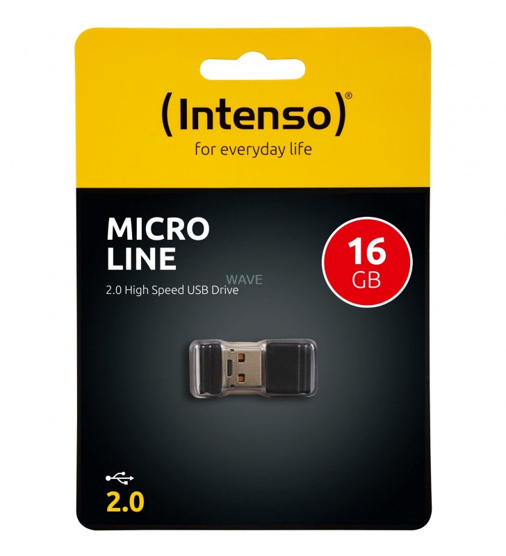Intenso  Micro Line 16 GB, stick USB (negru)