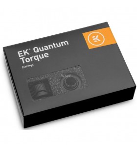 EKWB  EK-Quantum Torque 6-Pachet HTC 16 - Negru, Conexiune (negru, pachet de 6)