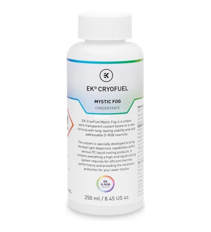 EKWB  EK-CryoFuel Mystic Fog (concentrat. 250 ml), lichid de răcire (alb/transparent, semitransparent)