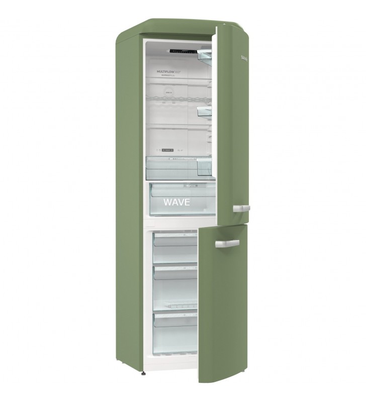 gorenje  ONRK619DOL, frigider congelator (verde maslina)