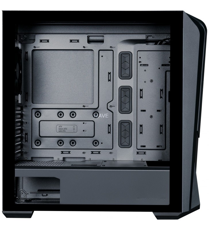 Cooler Master  MasterBox 500, carcasă turn (negru, sticla securizata, fara controler ARGB)