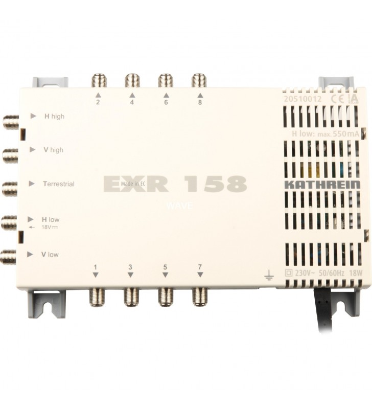 Kathrein  EXR 158 comutator multiplu 5/8 (argintiu)