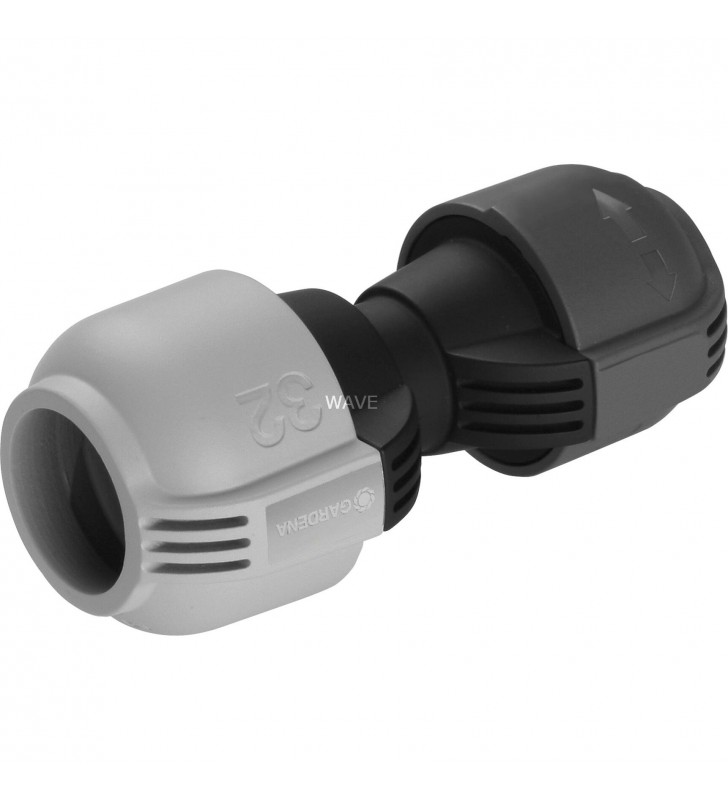 GARDENA  Piesa de conectare a sistemului de sprinklere cu reducere 32mm - 25mm, racord (gri negru)
