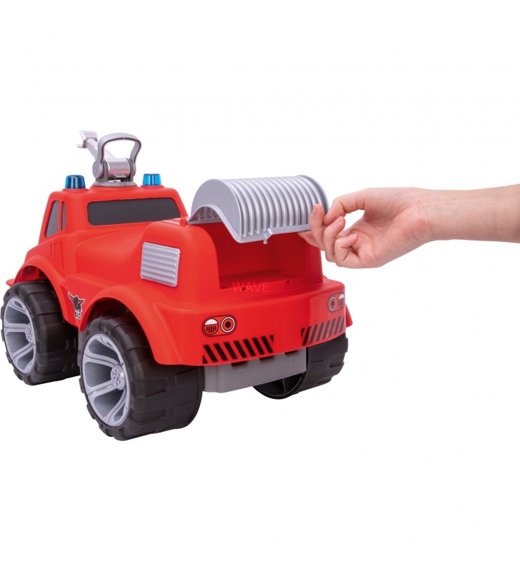 BIG  Power Worker Maxi Camion de pompieri, slide (roșu)