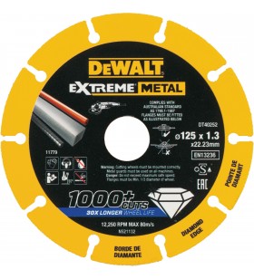 Disc de tăiere diamantat DeWALT  EXTREME METAL DT40252 (125 mm)