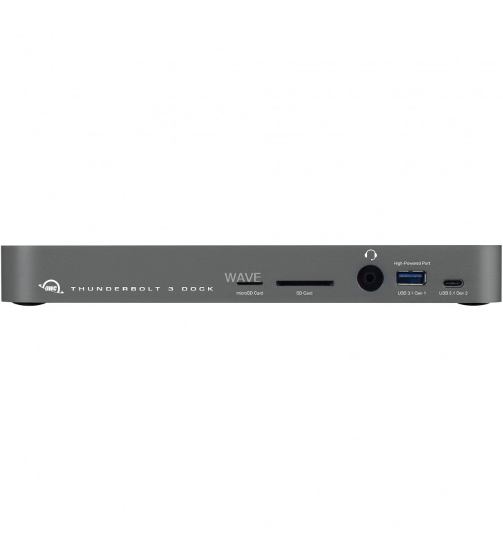Stație de andocare OWC Thunderbolt 3 cu 14 porturi (gri, USB-C, LAN, mini DisplayPort)