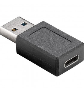Adaptor goobay  USB-A 3.0 SuperSpeed ​​​​- USB-C (negru)