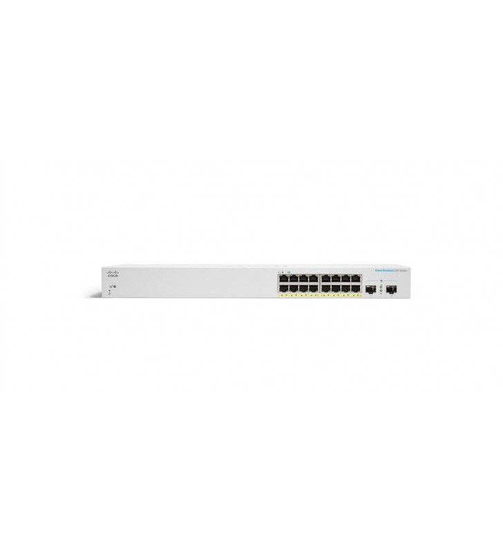 Cisco CBS220-16T-2G Gestionate L2 Gigabit Ethernet (10/100/1000) Alb