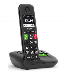 Gigaset  E290A, telefon analogic (negru, robot telefonic)