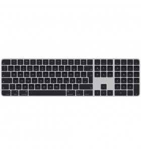 Apple  Magic Keyboard cu Touch ID și tastatură numerică, tastatură (argintiu/negru, aspect DE, pentru Mac cu cip Apple)