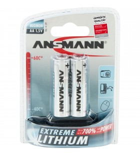 Ansmann  Extreme Lithium Mignon AA, baterie (argint, 2x litiu)