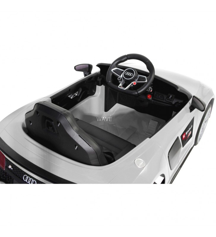 Jamara  Ride-on Audi R8 Spyder, vehicul pentru copii (alb, 18V, Einhell Power XChange)