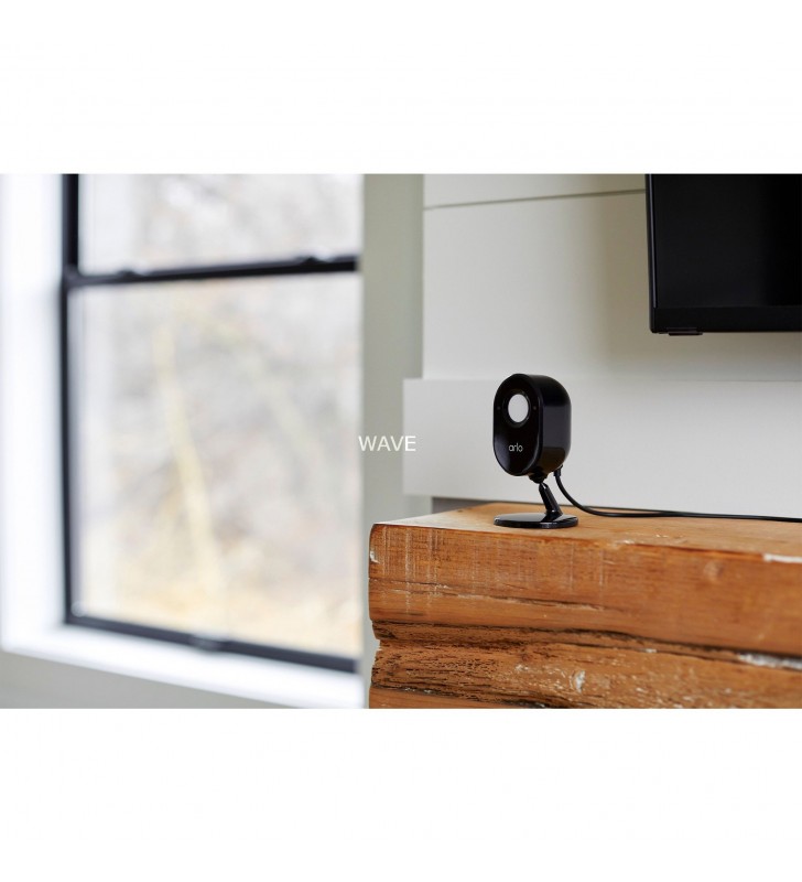 Arlo  Essential Indoor, cameră de securitate (negru, 1080p, WiFi)