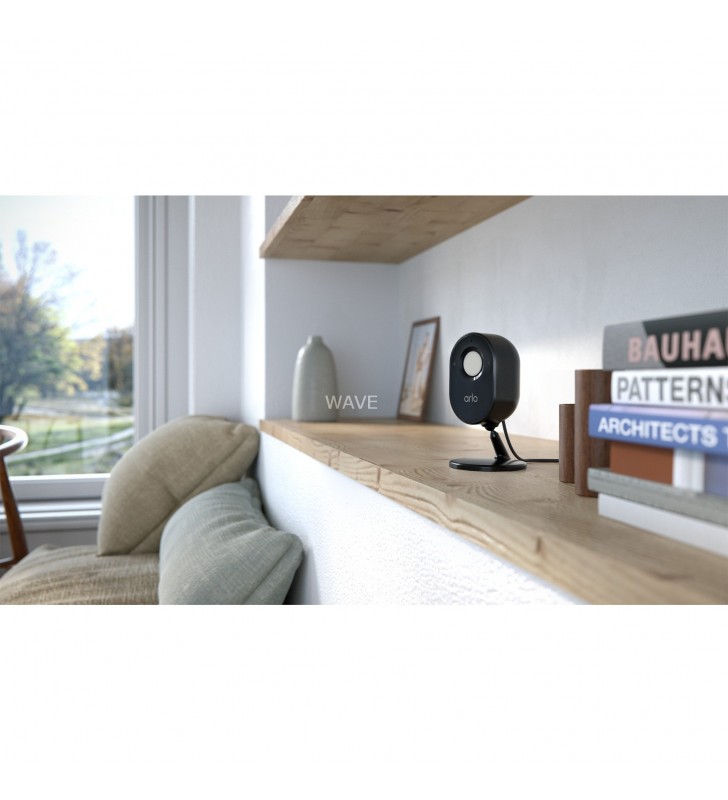 Arlo  Essential Indoor, cameră de securitate (negru, 1080p, WiFi)