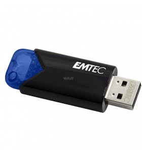 Stick USB Emtec  B110 Click Easy de 32 GB (albastru/negru, USB-A 3.2 Gen 1)